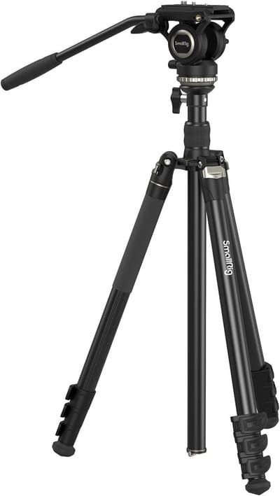 Professionele Video Tripod 192cm met Monopod en Spirit Level, Ideaal voor DSLR en Camcorder Gebruik
