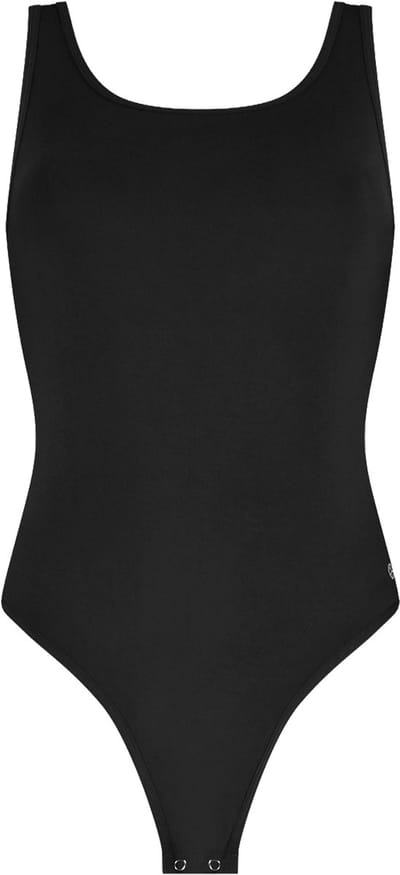 Bamboo Basics Olivia seamless bodysuit - dames body naadloos - zwart