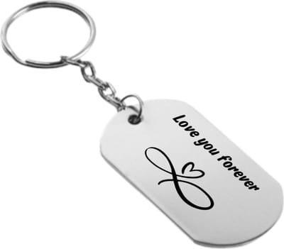 Akyol - Forever love you sleutelhanger - geschenk - gift - kado - cadeau - verjaardag - verassing - feestdag - liefde - love - relatie - samenwonen - verloofd - trouwen - trouwdag - bruid - bruidegom - Valentijnsdag
