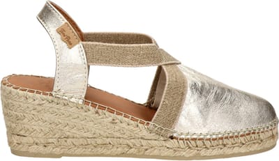 Toni Pons Tossa Dames Espadrilles - Platinum - Maat 35