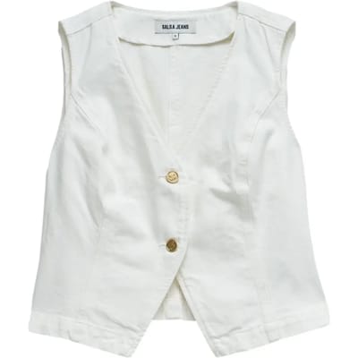 Dames gilet van denim Salsa Jeans