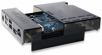 Computer Behuizing - Beschermende Case - Elektronica Beschermen - Twee Delig Ontwerp - 0.95 x 1.03 cm - Transparant Zwart