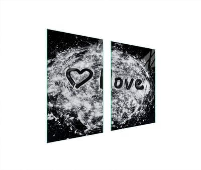TMK ArtDeko - Snijplank - Glas - 65x52cm - Hartvormig - Veelzijdig Gebruik