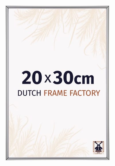 Fotolijst 20x30 cm - Kunststof - Zilver Hoogglans - Angers