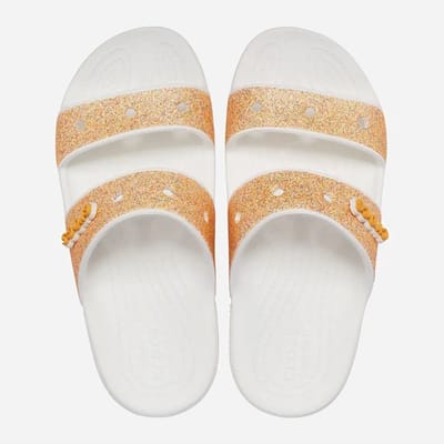 Crocs Classic Glitter Sandalen Sorbet Oranje Maat 36/37 US M4/W6