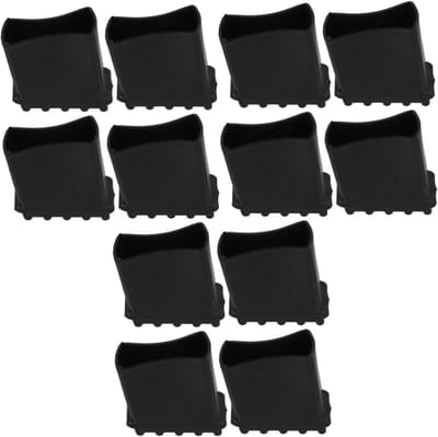 Ladder Voet Covers - Ladder Accessoires - Vloeren Beschermen - Verhoogde Stabiliteit - 12 Stuks - Zwart