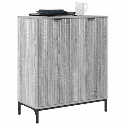 vidaXL - Dressoir - Grijs - Sonoma - 69,5 - x - 33 - x - 82 - cm - Bewerkt - hout