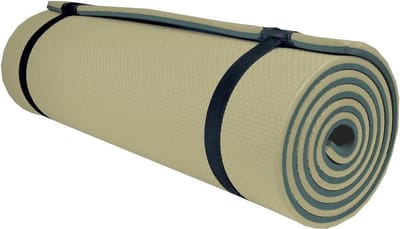 Tweelaagse groene slaapmat 180 cm Sleephiker met draagtas