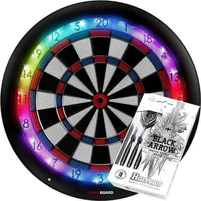 Elektronisch Dartbord - Dartspel - Thuis Spelen - Online Verbinding - 18 Inch - Zwart