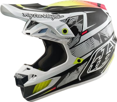 Troy Lee Designs SE5 Carbon MIPS Lined Up Motocrosshelm -