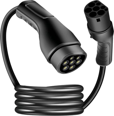 Elektrische auto laadkabel - 7.5 meter kabel - Type 2 naar Type 2 - 22 kW / 3 fase - EV - Plug-in hybrid - PHEV - met opbergtas