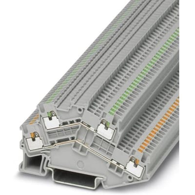 Phoenix Contact 3214666 Klem 2-etages 3.5 mm Snelaansluiting Groen, Oranje 50 stuk(s)