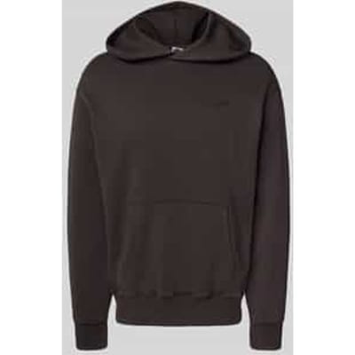 Relaxed fit hoodie met kangoeroezak