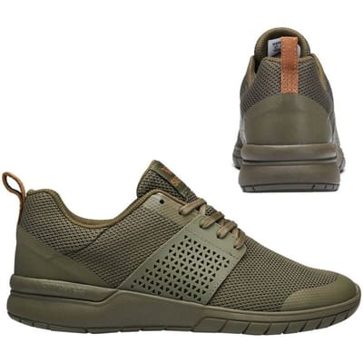 Supra Scissor Lace Up Heren Casual Trainers Olijf 05669 365 B35B
