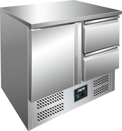 Koelwerkbank | 1 deur en 2 lades | Compressor onder | Saro | 323-10062