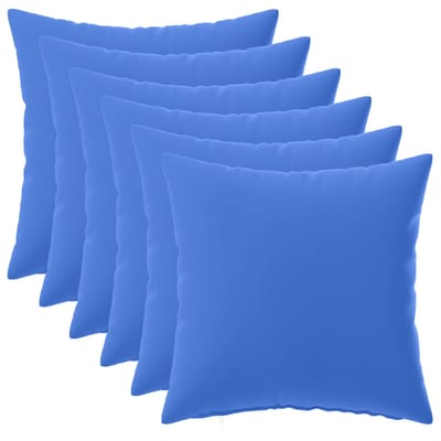 vidaXL - Kussensloop - 6 - pcs - HEERLEN - Koninklijk - Blauw - 30 - x - 30 - cm - Polyester