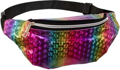 Heuptasje - Fanny pack - Festival tasje - Money belt - Polyester - 30 x 10 cm - Pride - Regenboog