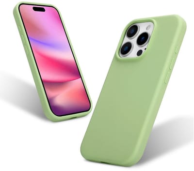 Liquid Silicone Hoesje geschikt voor iPhone 16 Pro - mintgroen- Dagelijks gebruik - Duurzaam - Flexibel - Stijlvol en Comfortabel - Schokbestendig - Soft Touch Siliconen