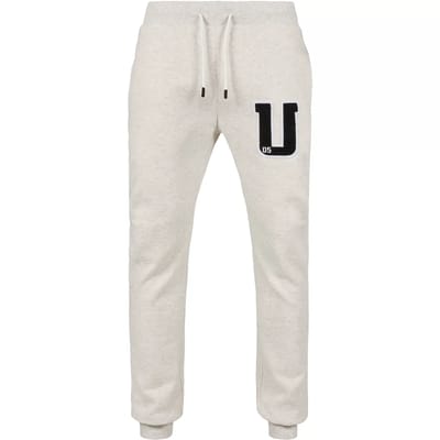 Urban Classics Heren joggingbroek -L- Frottee Patch Grijs