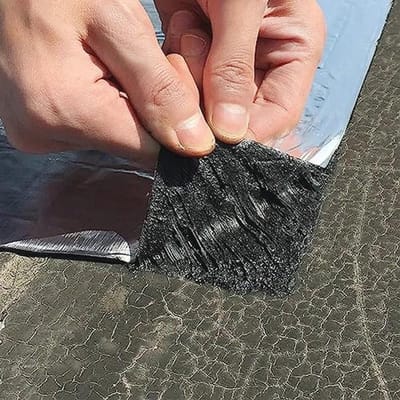 Zelfklevende dakfolie voor plat dak en tuinhuis - waterdicht en eenvoudig aan te brengen (0,5 x 3 m)