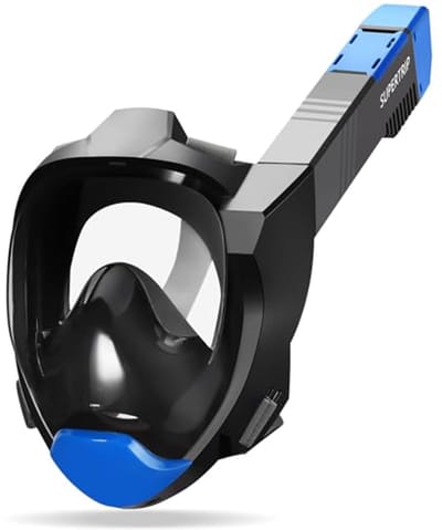 Duikmasker met snorkelbuis voor volwassenen - Quick Breath en compatibel met sportcamera