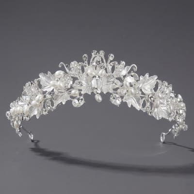 Kroon voor dames-Prinsessenkroon-Diadeem-Kroon-Strass-Elegant en Duurzaam - Geschikt voor Verschillende Gelegenheden-Haarsieraad-Stijl 108
