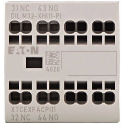 DILM32-XHI11-PI Hulpschakelblok 1x NO, 1x NC 4 A Opsteekbaar Geschikt voor merk (relais): Eaton 1 stuk(s)