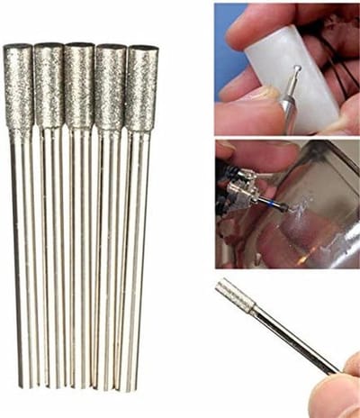 EsportsMJJ 5 Stks 3Mm Schacht Diamant Roterende Burr Bestand Voor Dremel