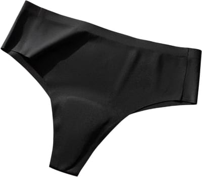 Anti Cameltoe Ondergoed Dames – Naadloze String met Cameltoe Concealer – Onzichtbare Slip voor Legging, Sportkleding en Strakke Broek - Zwart - Maat S