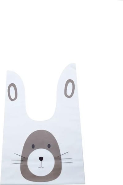 Traktatiezakjes - Knoop Uitdeelzakjes - Verjaardagzakjes - Feestzakjes - Snoepzakjes – Wit - Bruin - Beer / Zeeleeuw / Zeehond | Plastic – 13 x 22cm | Jongen / Meisje - Knoopzakjes | Geboorte - Verjaardag - Kinderfeestje - Feest | Traktatie – Party