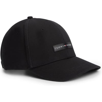 Tommy Hilfiger Foundation Canvas Cap Black Taglia: OS | Cappelli Outlet | Uomo | Nero