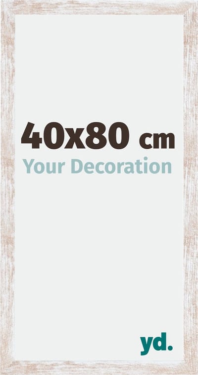 Your Decoration - Fotolijst 40x80 cm - MDF - White Wash - Catania