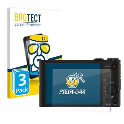 Screenprotector 3 Stuks voor Sony Cyber-Shot DSC-WX300 / WX350 Beschermglas transparant