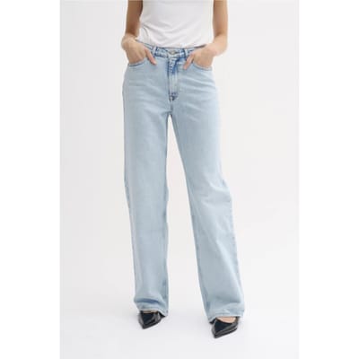 My Essential Wardrobe 05 The Louis 139 High Wide Jeans Dames - Broek - Lichtblauw - Maat 33/34