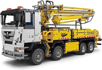 Mould King - 19003 - RC Truck met Betonpomp – 4368-delige - Technic Bouwset