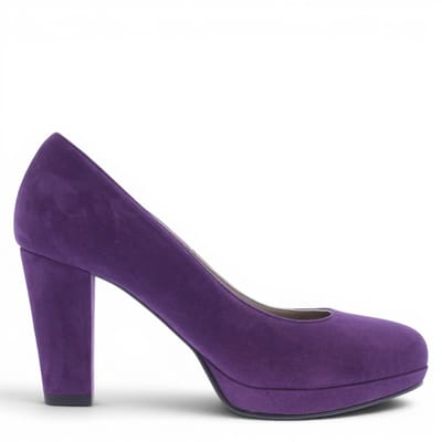 Noë Shoes Nadra Pump Purple Suede