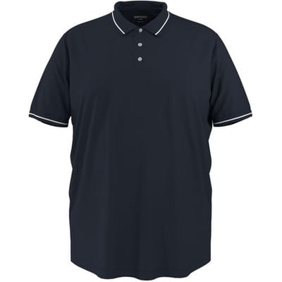 ESMARA MEN Heren polo - Plus size (Marineblauw, XXL)