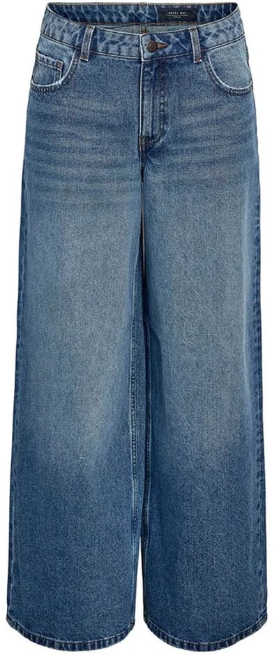 Noisy May Kettie Wide Leg Fit Vi557mb Spijkerbroek Blauw 28 / 30 Vrouw