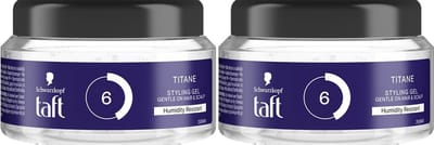 Schwarzkopf Taft Titane Haargel - Duoverpakking 2 x 250 ml