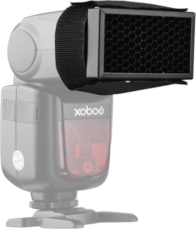 Universele Metalen Vervangingsflitsrooster voor Camera's van Canon, Nikon, Sony en meer - Eenvoudige Installatie, Professionele Fotografie Accessoire, Versterk je Flitslicht