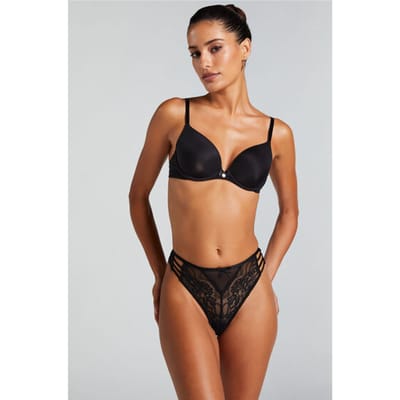 Hunkemöller Dames Lingerie Brazilian Belle - Zwart - maat S