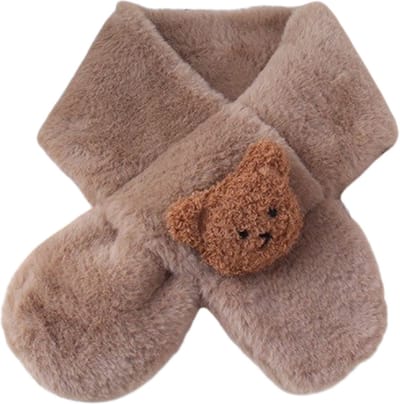 Pluchen Baby Sjaal - Bruin - Beertje - 6-24 maanden