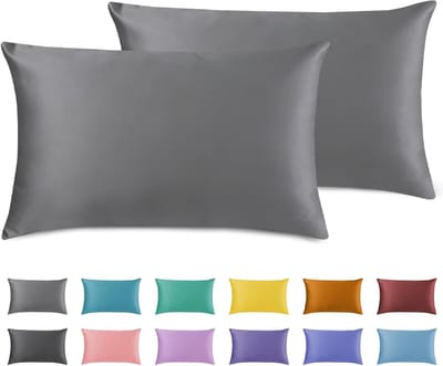 Zachte en Ademende Kussenhoezen 40x70cm - 2 Stuks, Kreukvrije en Vlekbestendige Microfiber Kussenslopen