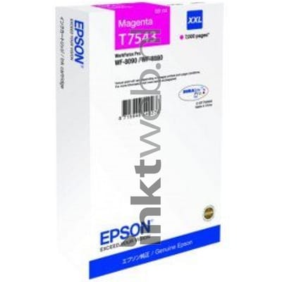 Epson T7543 inktcartridge magenta extra hoge capaciteit (origineel)