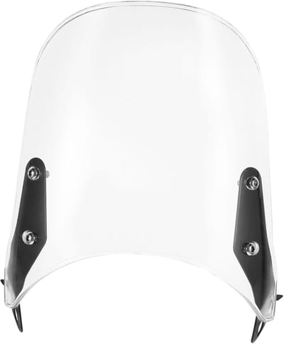 Motorfiets Windscherm - Scooter Deflector - Bescherming Tegen Wind - Universele Pasvorm - 27 x 21.7 cm - Zoals Getoond