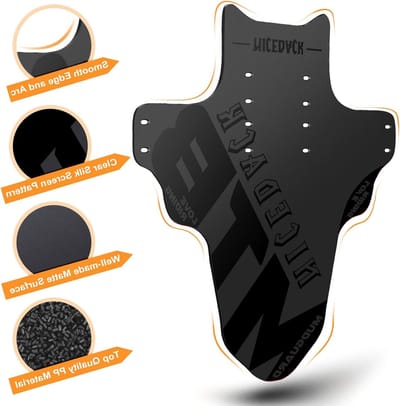 Mudguards voor Mountainbikes, Set van 2 Stuks, Geschikt voor 20-29 Inch Fietsen, Spatbescherming voor Voor- en Achterwiel