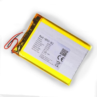Vervangende Accu - Reserve Batterij - Babyfoon Voeden - 3 Kabels Type B - 3000 mAh - Zwart