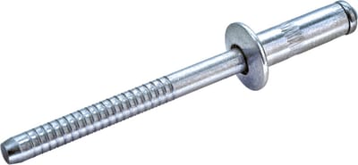 GOEBEL® - 1000 x Constructie blindklinknagels (Ø x L) 3,2 x 11 mm - Staal verzinkt / Staal verzinkt - Platbolkop - GO-BULB II - 7200032110 - Popnagel