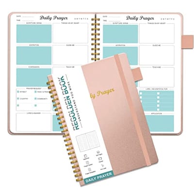 Gebedsdagboek Notebook voor Inspirerende Persoonlijke Reflectie - 160 Pagina's (6 x 8,25) in Roségoud