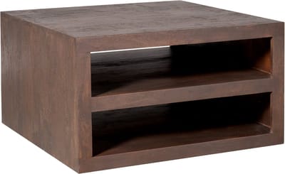 Starfurn - Salontafel Brussel - Bruin - 80x80x40 cm
